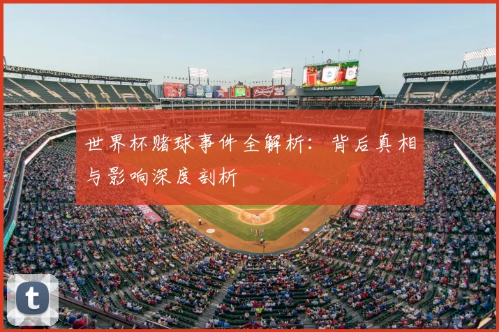 世界杯赌球事件全解析：背后真相与影响深度剖析