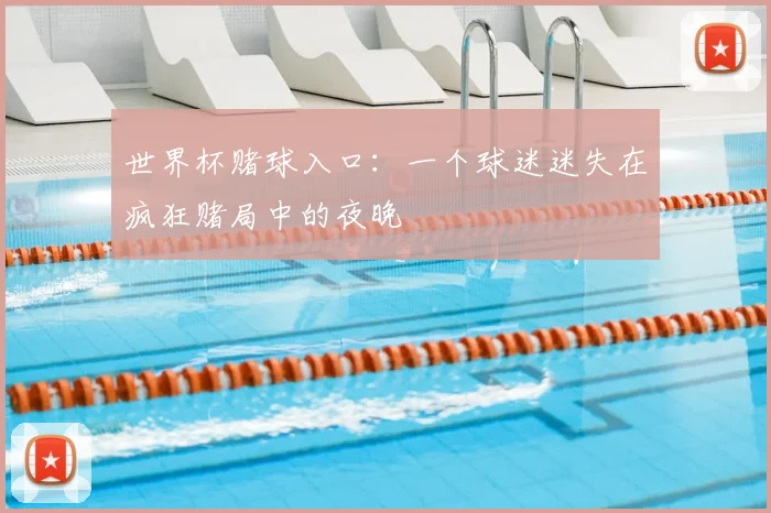 世界杯赌球入口：一个球迷迷失在疯狂赌局中的夜晚